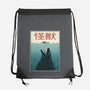 Kaiju Ocean Attack-None-Drawstring-Bag-erion_designs