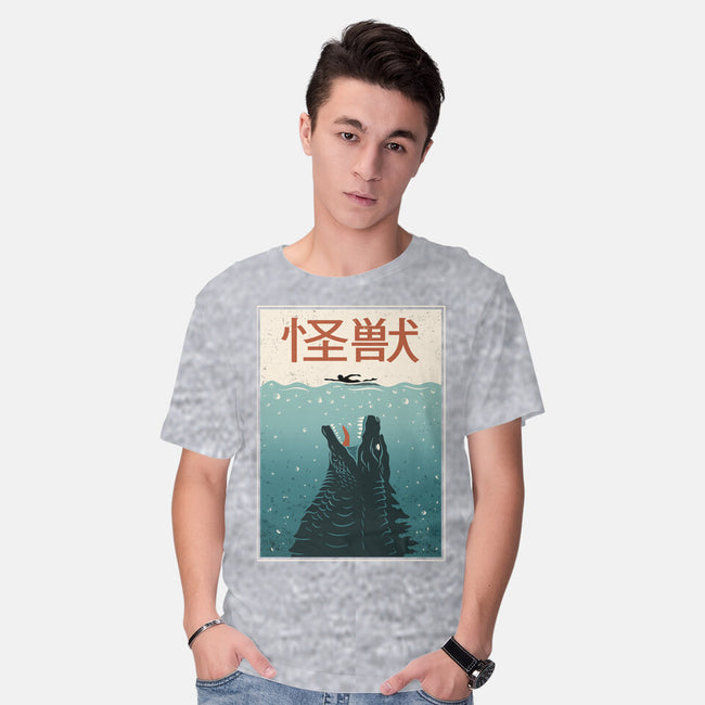Kaiju Ocean Attack-Mens-Basic-Tee-erion_designs