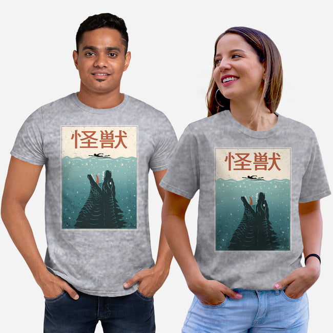 Kaiju Ocean Attack-Unisex-Basic-Tee-erion_designs