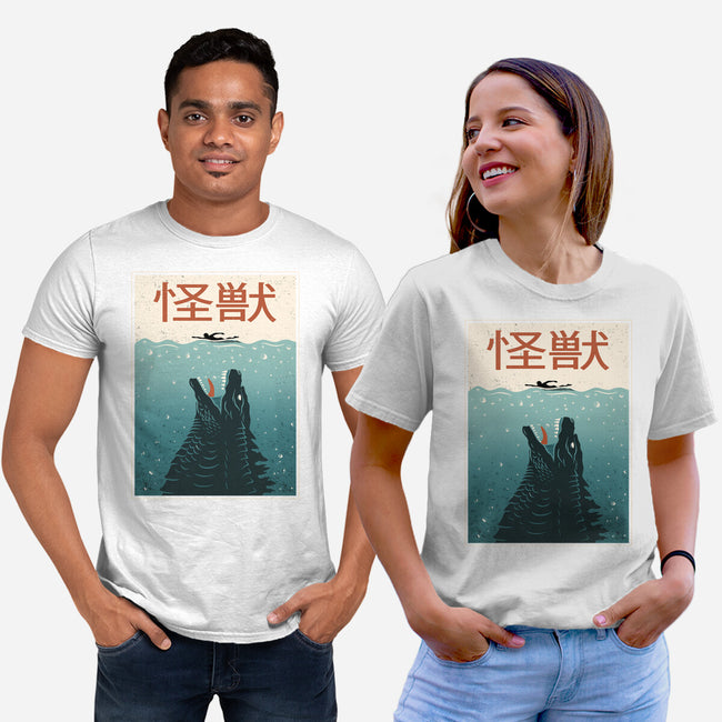 Kaiju Ocean Attack-Unisex-Basic-Tee-erion_designs