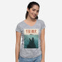 Kaiju Ocean Attack-Womens-V-Neck-Tee-erion_designs