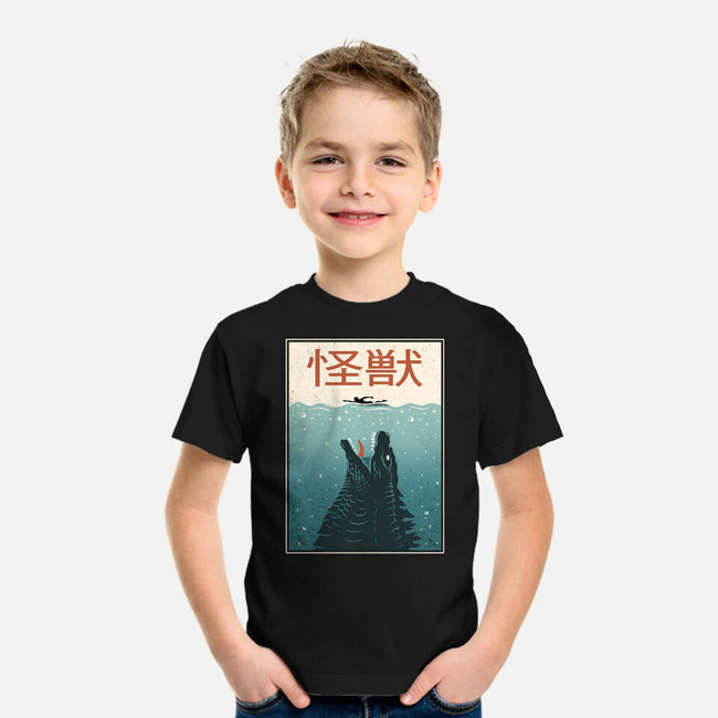 Kaiju Ocean Attack-Youth-Basic-Tee-erion_designs