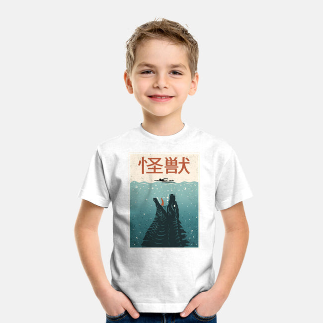 Kaiju Ocean Attack-Youth-Basic-Tee-erion_designs