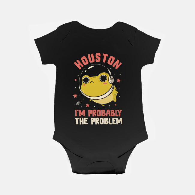 Houston I'm Probably The Problem-Baby-Basic-Onesie-koalastudio