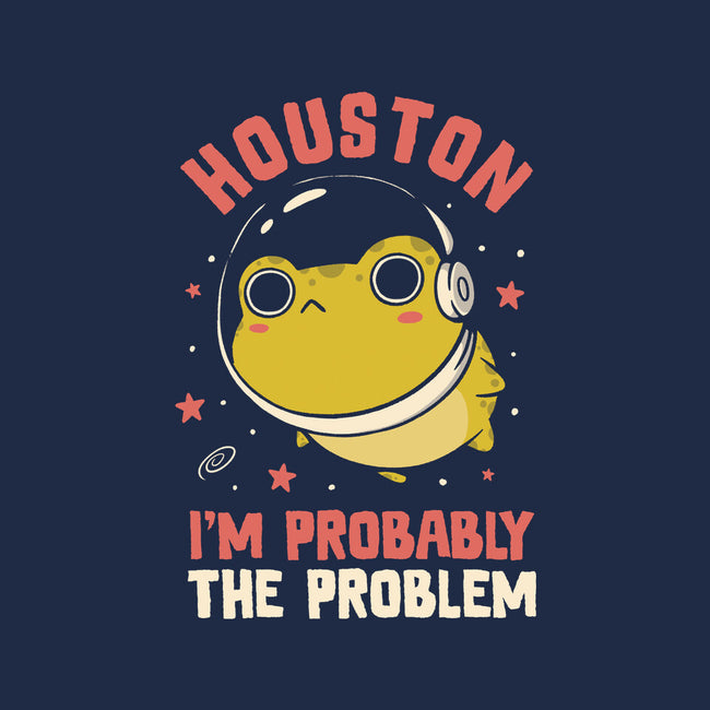 Houston I'm Probably The Problem-Womens-V-Neck-Tee-koalastudio