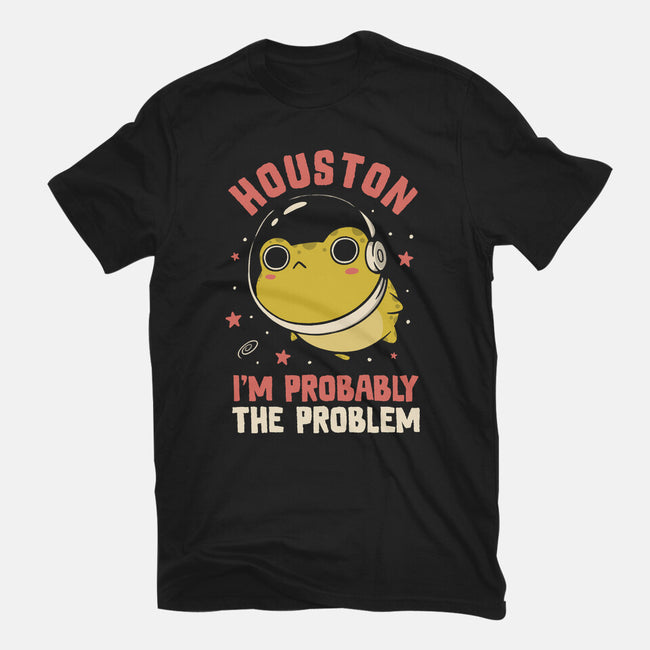 Houston I'm Probably The Problem-Womens-Fitted-Tee-koalastudio