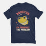Houston I'm Probably The Problem-Womens-Fitted-Tee-koalastudio