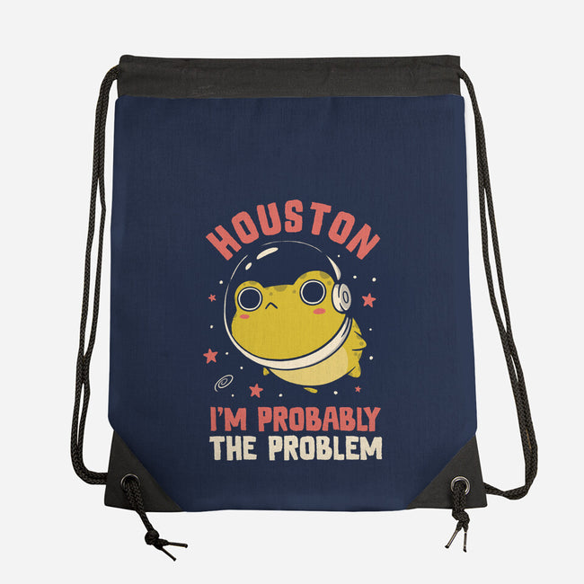 Houston I'm Probably The Problem-None-Drawstring-Bag-koalastudio