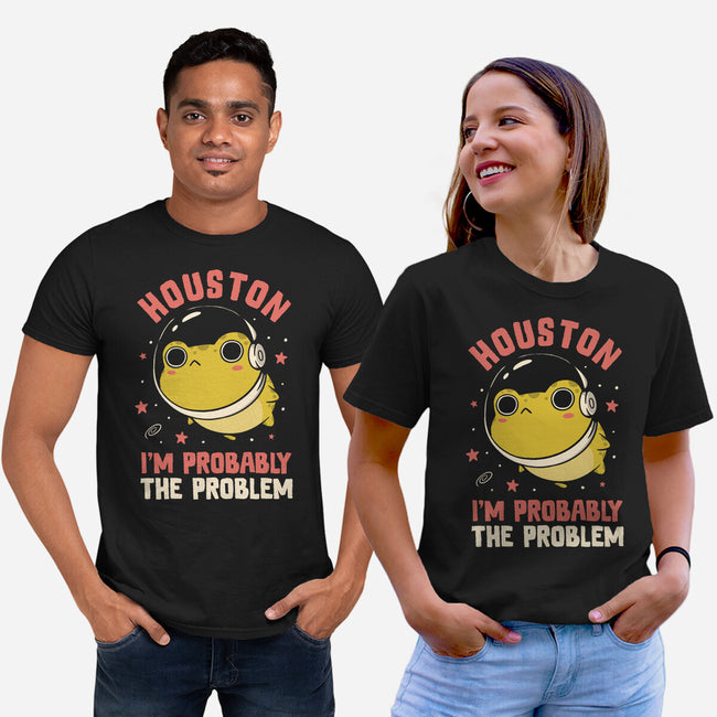 Houston I'm Probably The Problem-Unisex-Basic-Tee-koalastudio
