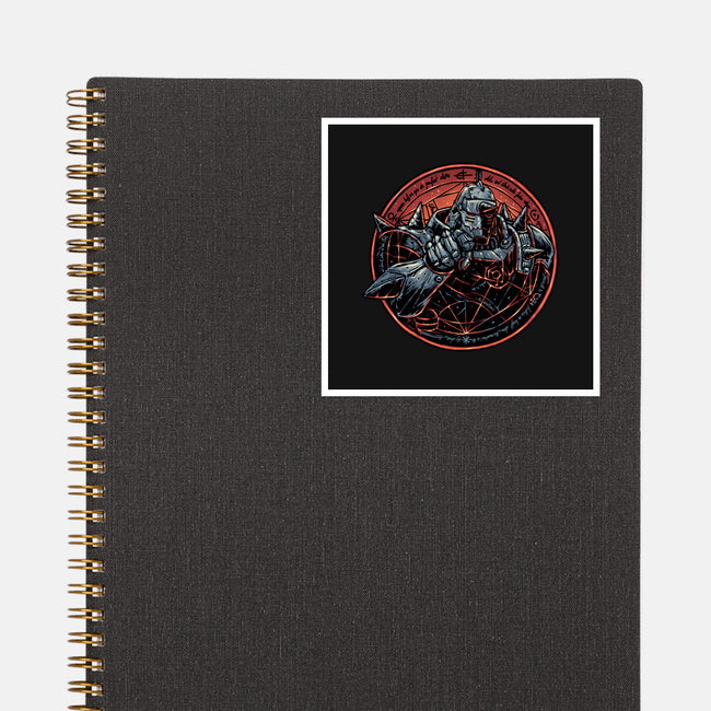 Soul Made Of Steel-None-Glossy-Sticker-glitchygorilla