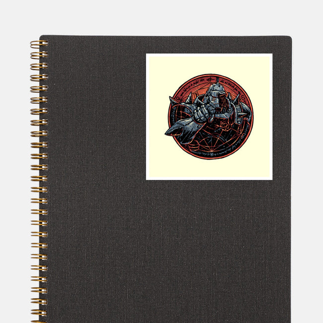 Soul Made Of Steel-None-Glossy-Sticker-glitchygorilla