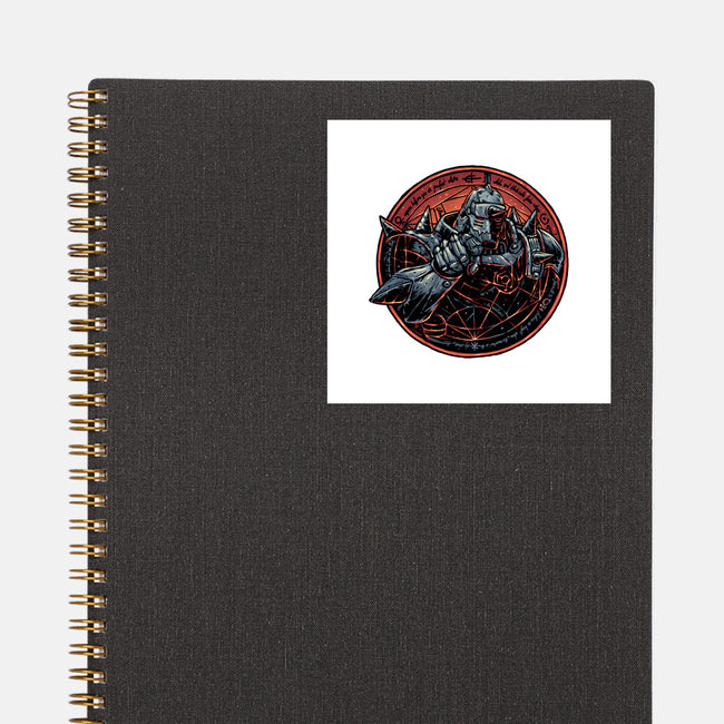 Soul Made Of Steel-None-Glossy-Sticker-glitchygorilla