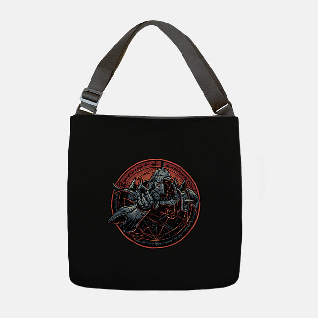 Soul Made Of Steel-None-Adjustable Tote-Bag-glitchygorilla