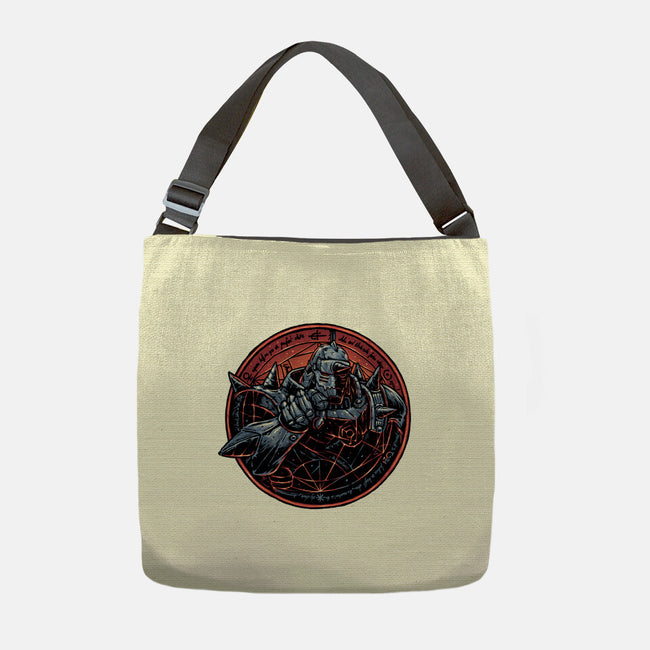 Soul Made Of Steel-None-Adjustable Tote-Bag-glitchygorilla