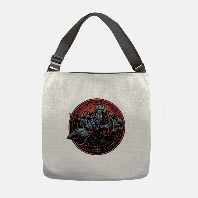 Soul Made Of Steel-None-Adjustable Tote-Bag-glitchygorilla