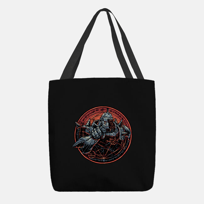 Soul Made Of Steel-None-Basic Tote-Bag-glitchygorilla