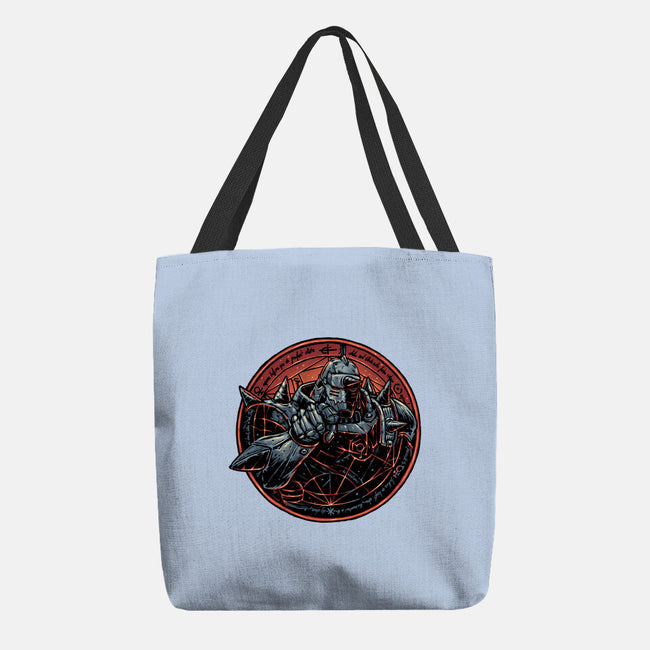 Soul Made Of Steel-None-Basic Tote-Bag-glitchygorilla