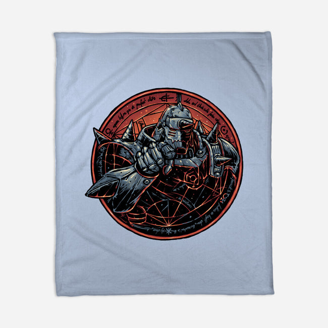 Soul Made Of Steel-None-Fleece-Blanket-glitchygorilla