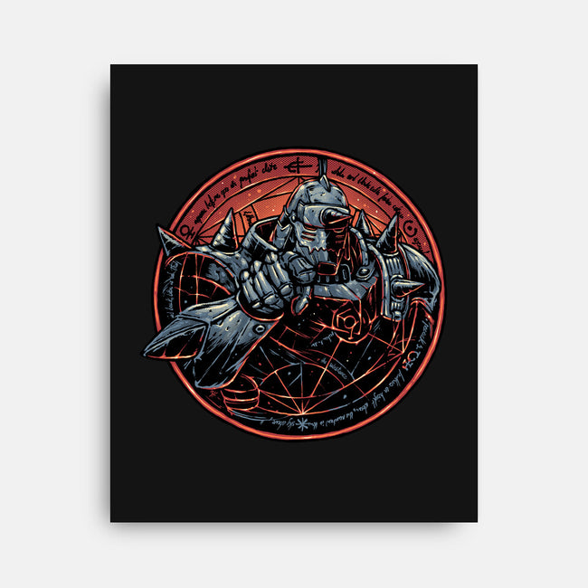 Soul Made Of Steel-None-Stretched-Canvas-glitchygorilla