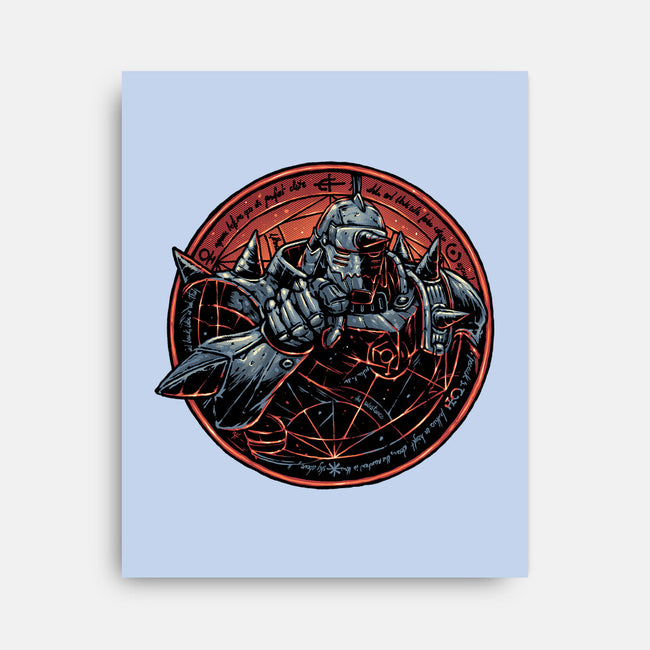 Soul Made Of Steel-None-Stretched-Canvas-glitchygorilla