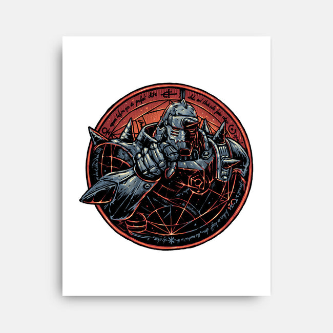 Soul Made Of Steel-None-Stretched-Canvas-glitchygorilla