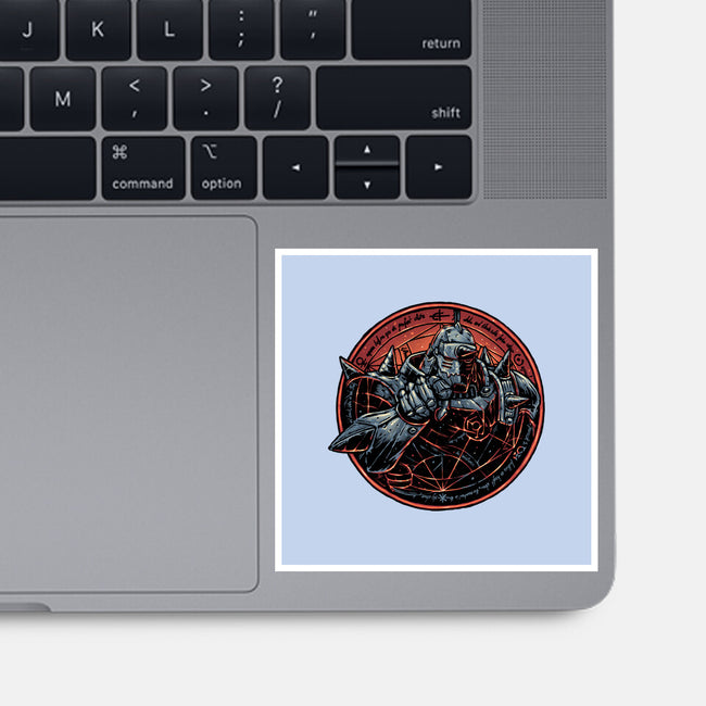 Soul Made Of Steel-None-Glossy-Sticker-glitchygorilla