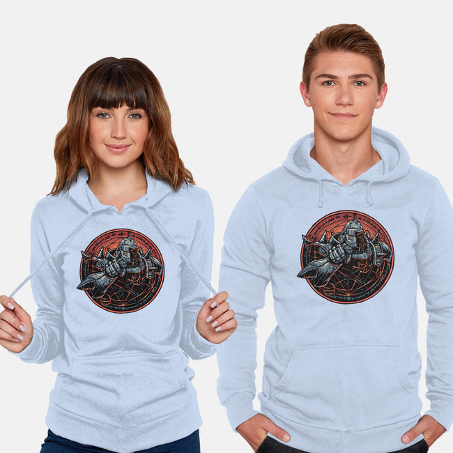 Soul Made Of Steel-Unisex-Pullover-Sweatshirt-glitchygorilla