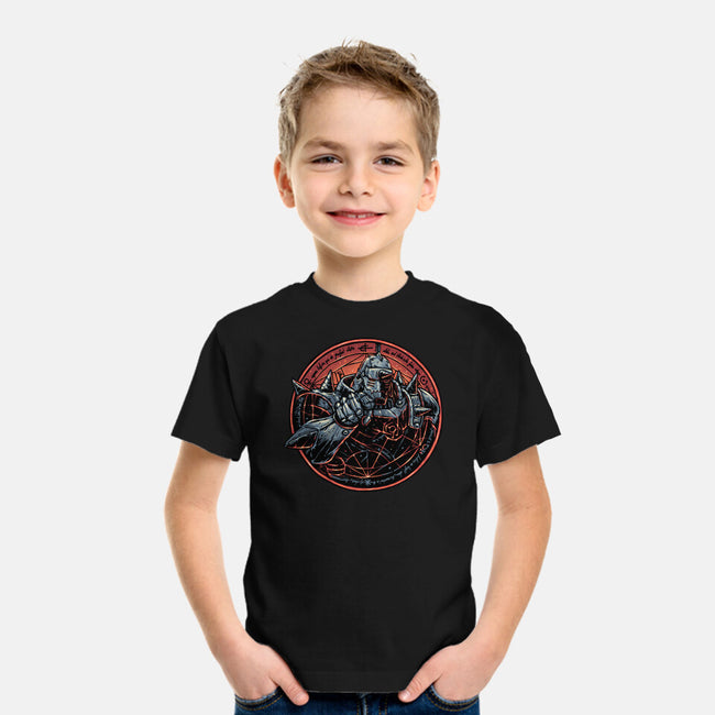 Soul Made Of Steel-Youth-Basic-Tee-glitchygorilla