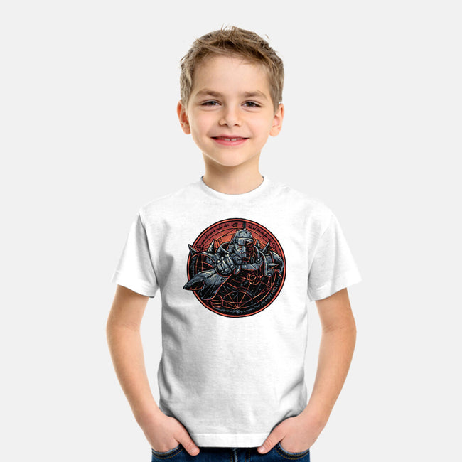 Soul Made Of Steel-Youth-Basic-Tee-glitchygorilla