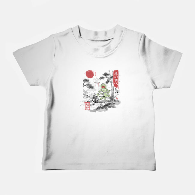 It’s Not Easy Being Zen-Baby-Basic-Tee-NMdesign