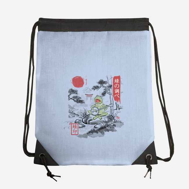 It’s Not Easy Being Zen-None-Drawstring-Bag-NMdesign