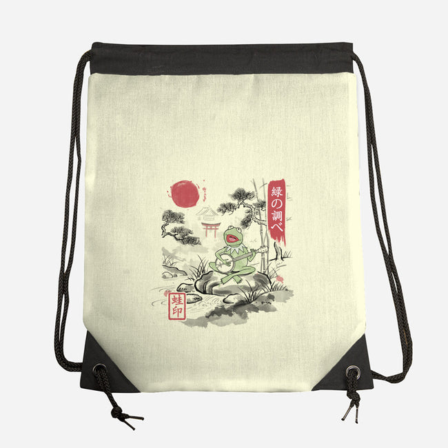 It’s Not Easy Being Zen-None-Drawstring-Bag-NMdesign