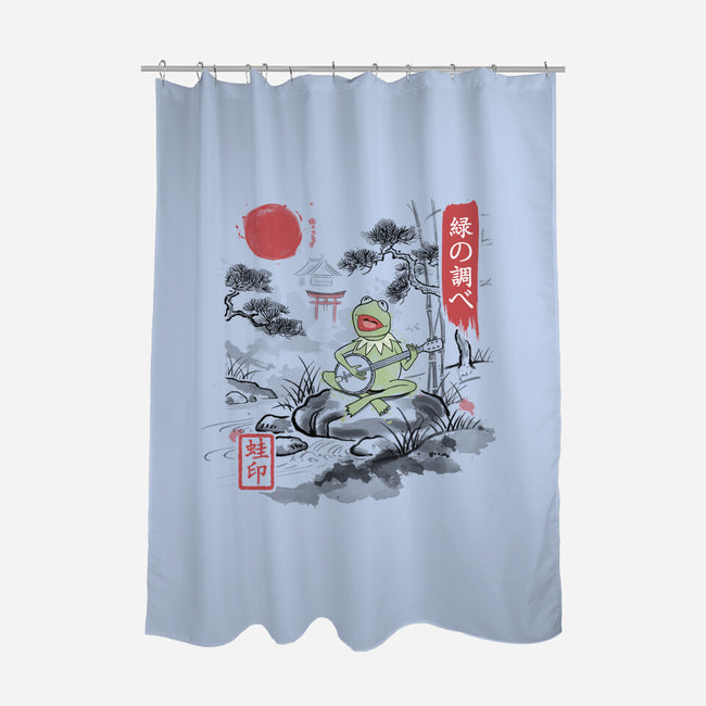 It’s Not Easy Being Zen-None-Polyester-Shower Curtain-NMdesign