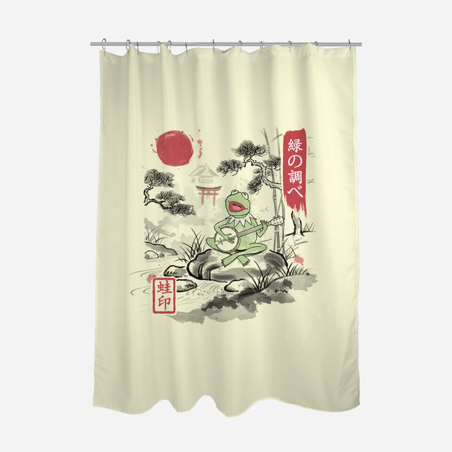 It’s Not Easy Being Zen-None-Polyester-Shower Curtain-NMdesign