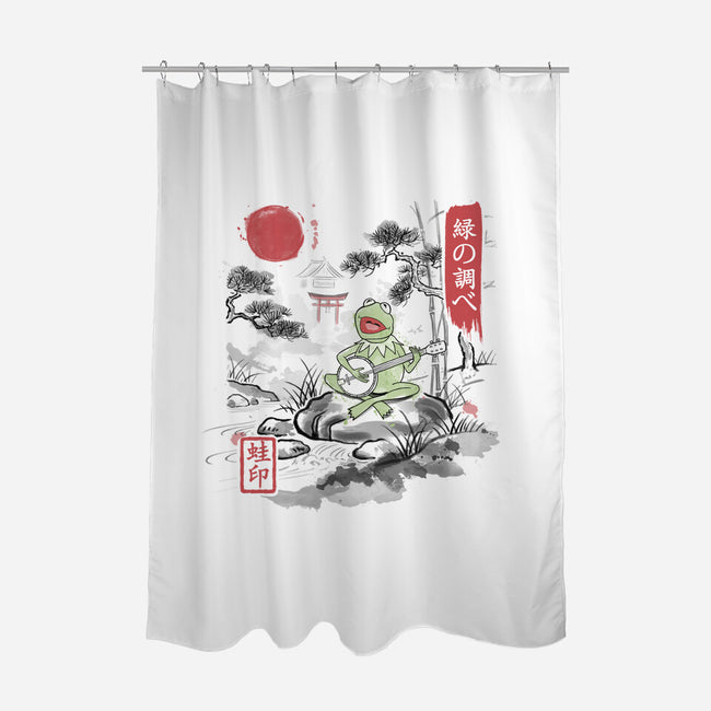 It’s Not Easy Being Zen-None-Polyester-Shower Curtain-NMdesign