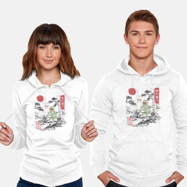 It’s Not Easy Being Zen-Unisex-Pullover-Sweatshirt-NMdesign
