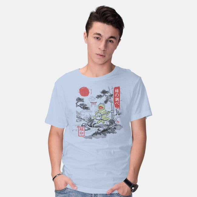 It’s Not Easy Being Zen-Mens-Basic-Tee-NMdesign