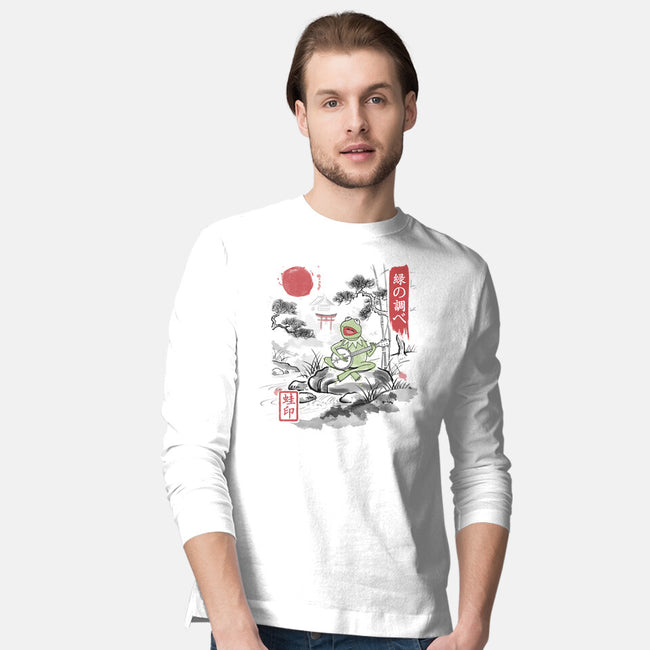 It’s Not Easy Being Zen-Mens-Long Sleeved-Tee-NMdesign