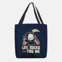 Life Sucks Then You Die-None-Basic Tote-Bag-koalastudio