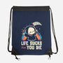 Life Sucks Then You Die-None-Drawstring-Bag-koalastudio
