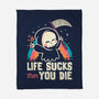 Life Sucks Then You Die-None-Fleece-Blanket-koalastudio