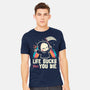 Life Sucks Then You Die-Mens-Heavyweight-Tee-koalastudio