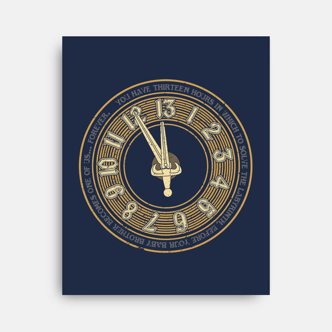 You Have Thirteen Hours-None-Stretched-Canvas-DrMonekers