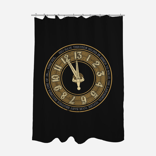 You Have Thirteen Hours-None-Polyester-Shower Curtain-DrMonekers