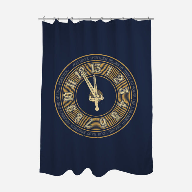 You Have Thirteen Hours-None-Polyester-Shower Curtain-DrMonekers