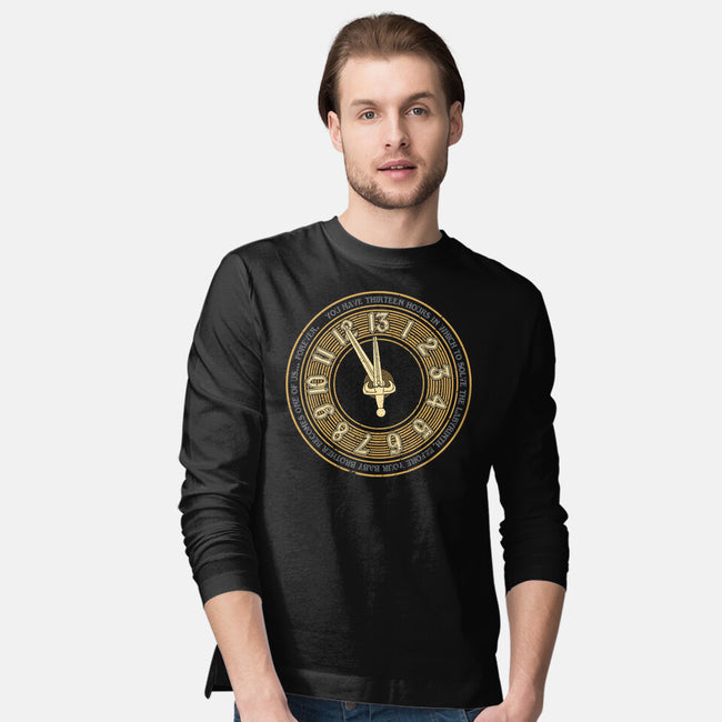 You Have Thirteen Hours-Mens-Long Sleeved-Tee-DrMonekers
