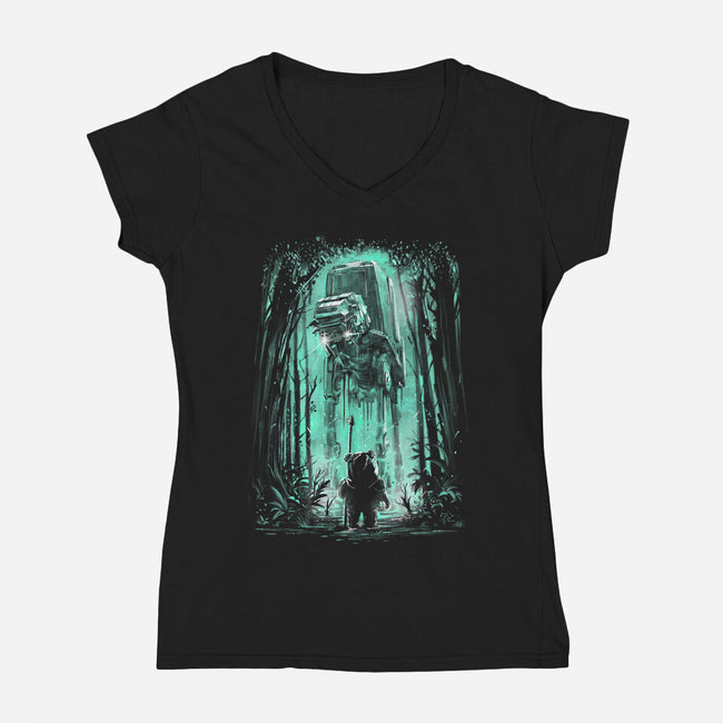 I Will Defend My Home-Womens-V-Neck-Tee-zascanauta