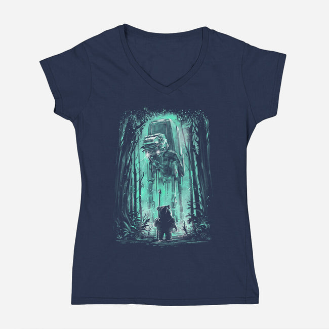 I Will Defend My Home-Womens-V-Neck-Tee-zascanauta