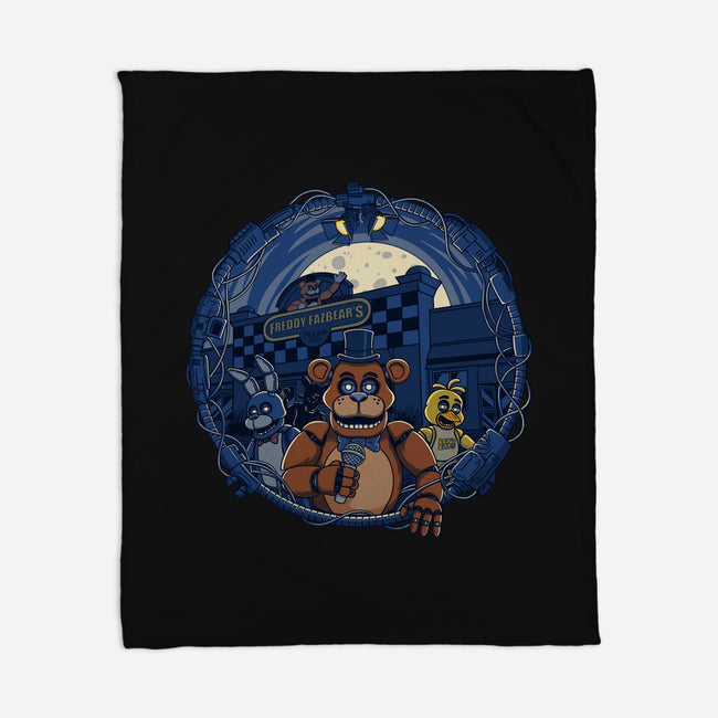 Night Of The Puppets-None-Fleece-Blanket-JCMaziu