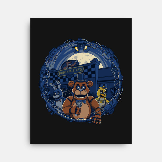 Night Of The Puppets-None-Stretched-Canvas-JCMaziu